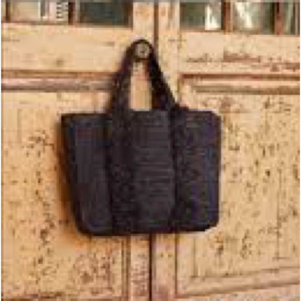 Sezane Black Tote Bag